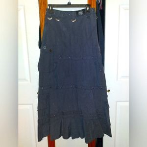 Long goth skirt